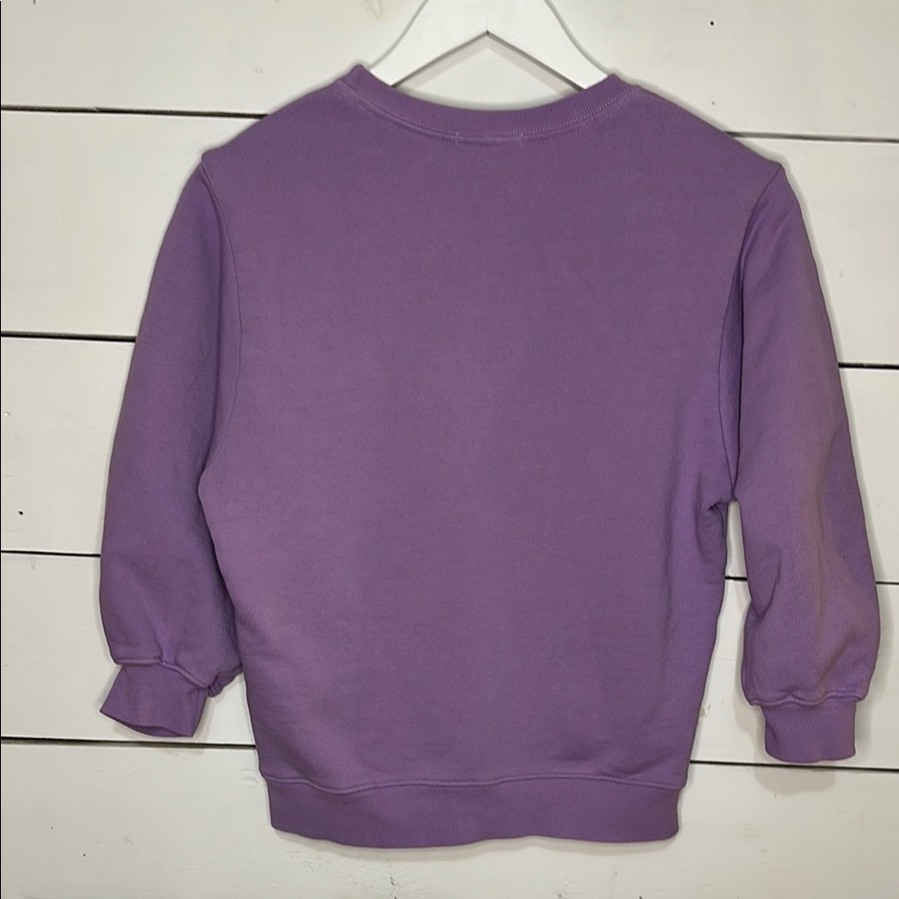 Agolde Thora 3/4 Sleeve Crewneck Sweatshirt - Picture 4 of 9
